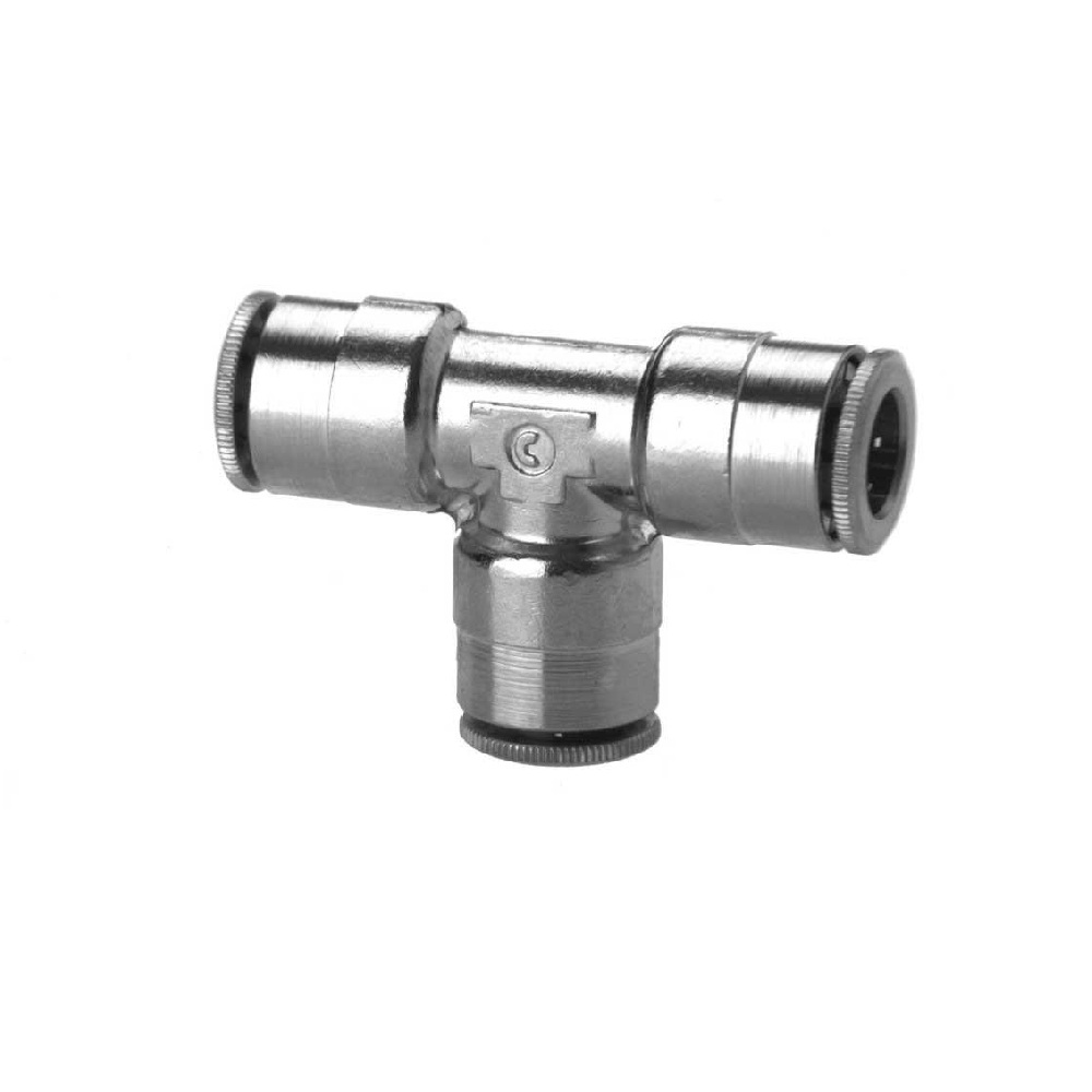 Push In Fitting Equal Tube Tee 10mm Tube