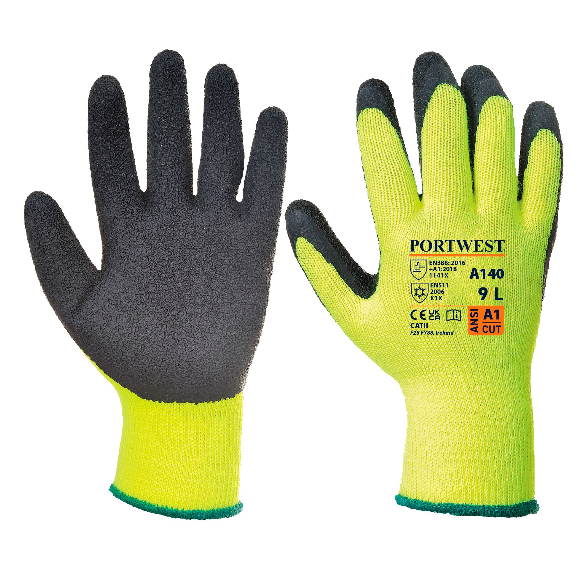 Thermal Grip Glove - Latex Size Medium