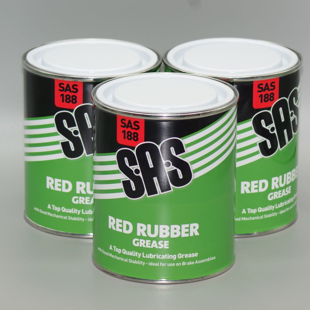 Red Rubber Grease 500g Tin